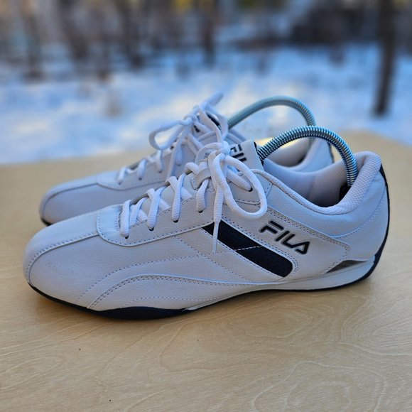 Fila Mens White Kalien T Motosport Lifestyle Casual And Fashion Sneakers Size 11 - Picture 7 of 13